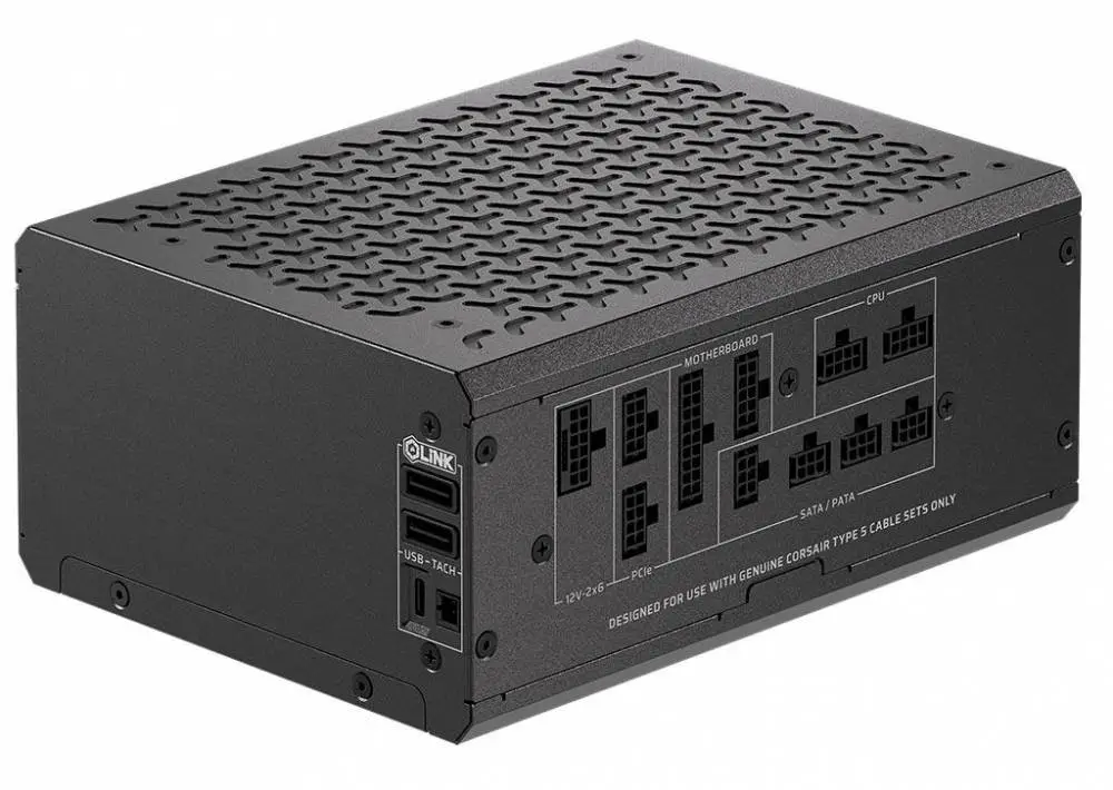 Захранващ блок Corsair HX1200i SHIFT 1200W 80+ Platinum ATX 3.1, Fully Modular