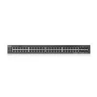 Суич ZyXEL GS-2220-50, 48-портов Layer2+, 44x Gb+ 4x Gbcombo (RJ45/SFP) + 2x Gb SFP, управляем