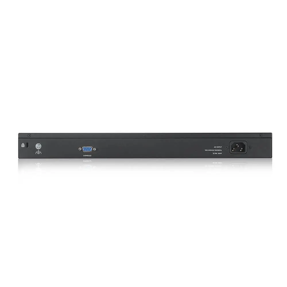 Суич ZyXEL GS-2220-50, 48-портов Layer2+, 44x Gb+ 4x Gbcombo (RJ45/SFP) + 2x Gb SFP, управляем