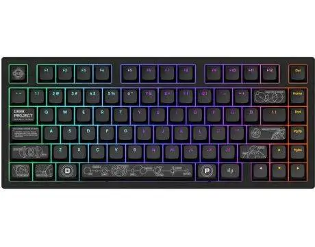 Tastatură mecanică de gaming Dark Project ALU81A Terra Nostra V2 Black RGB