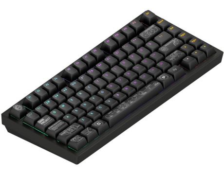 Геймърскa механична клавиатура Dark Project ALU81A Terra Nostra V2 Black RGB