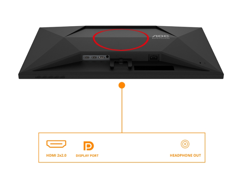 Monitor AOC 27G4ZR, 27" Fast IPS WLED, 1920x1080@260Hz (OC, Native 240Hz), 1ms GtG, 0.3ms MPRT, Adaptive Sync, FlickerFree, Anti Blue Light, 2xHDMI, DP