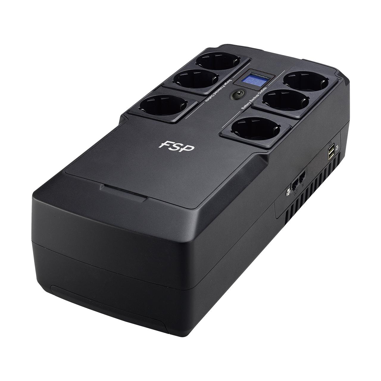 UPS FSP NANO 600 Аварийно захранване Off-line 600VA/360W, Модифицирана синусоида