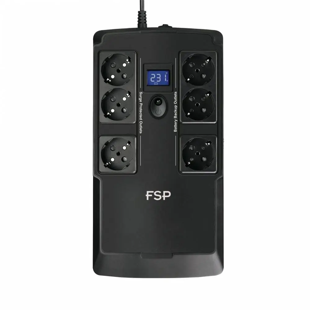 UPS FSP NANO 600 Аварийно захранване Off-line 600VA/360W, Модифицирана синусоида