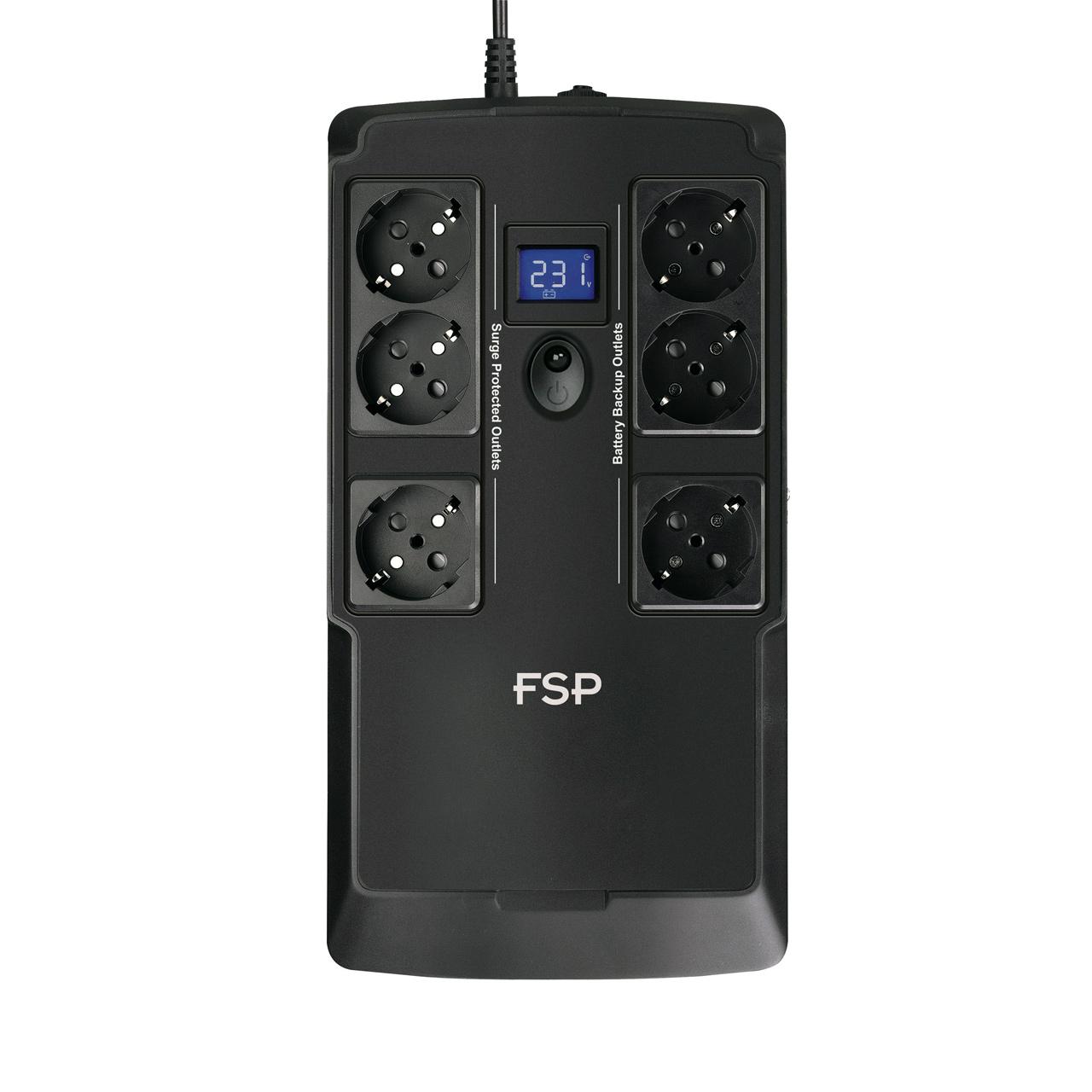 UPS FSP NANO 600 Аварийно захранване Off-line 600VA/360W, Модифицирана синусоида