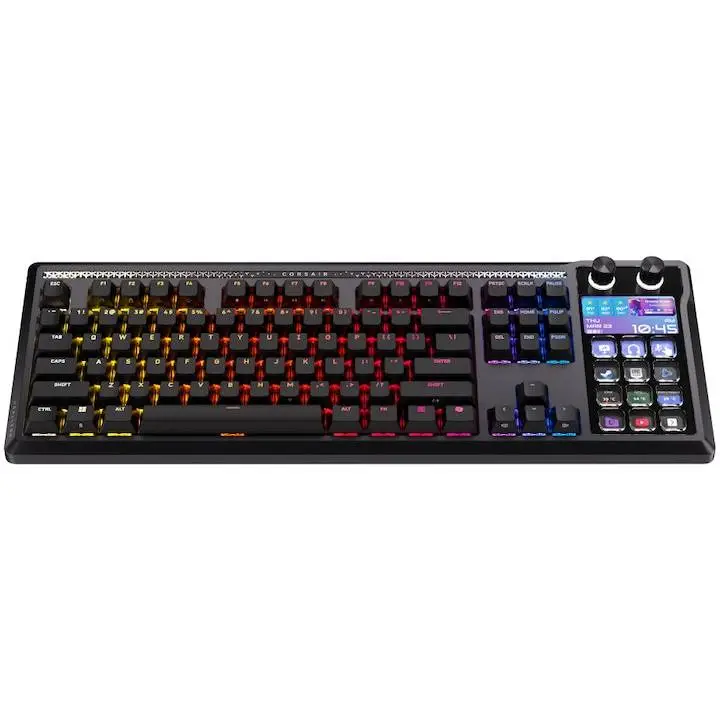 Геймърскa механична клавиатура CORSAIR GALLEON 100 SD BLACK, CORSAIR MLX Pulse с Вграден Stream Deck - (CH-912A31I-NA)
