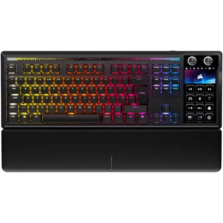 Геймърскa механична клавиатура CORSAIR GALLEON 100 SD BLACK, CORSAIR MLX Pulse с Вграден Stream Deck - (CH-912A31I-NA)