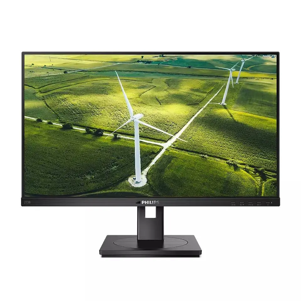 Monitor Philips 272B1G, 27" IPS WLED, 1920x1080@75Hz, 4ms GtG, 250 cd/m2, 1000:1, 50M:1 DCR, Adaptive Sync, FlickerFree, Low Blue Mode, 2Wx2, Neigbar, Höhenverstellbar, Pivot, Schwenkbar, D-SUB, DVI, HDMI, DP, USB Hub
