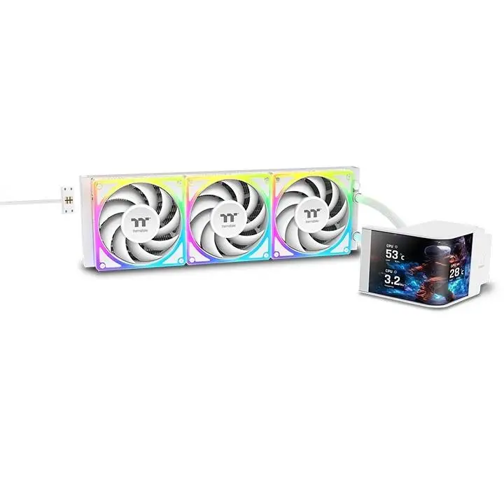 Охладите за процесор Thermaltake MAGCurve 360 Ultra Snow Edition - CL-W454-PL12SW-A