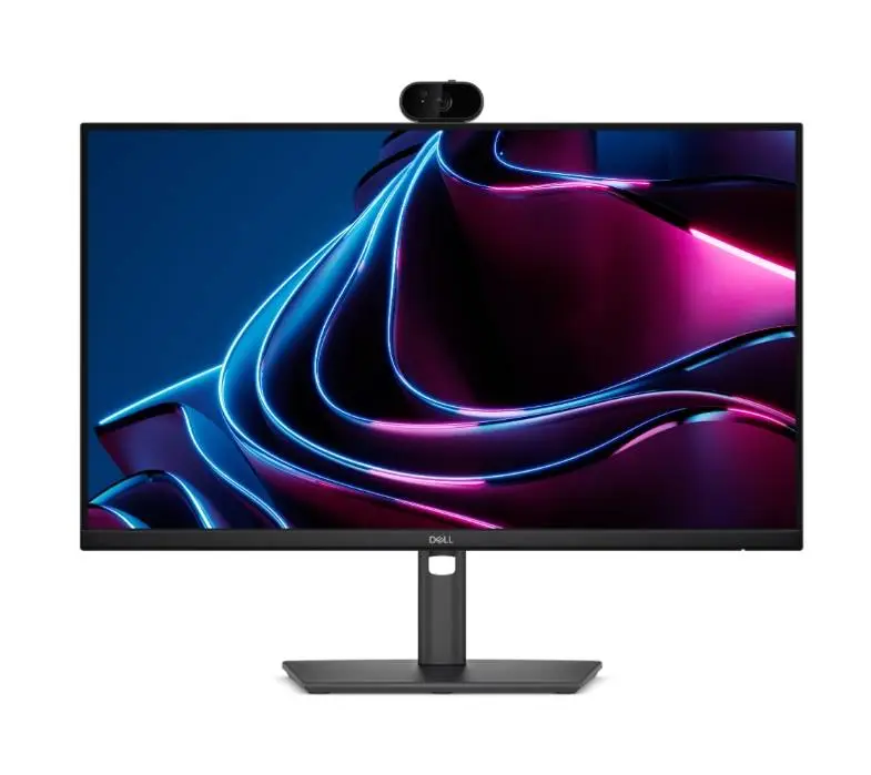 Монитор Dell P2426HEV, 23.8" Webcam Monitor, IPS Anti-Glare, 5ms, 120 Hz, FHD 1920x1080, 99% sRGB, HDMI, Display Port, USB-C Hub, RJ45, Webcam, KVM Switch, PD 90W, Black