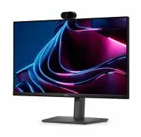 Монитор Dell P2426HEV, 23.8" Webcam Monitor, IPS Anti-Glare, 5ms, 120 Hz, FHD 1920x1080, 99% sRGB, HDMI, Display Port, USB-C Hub, RJ45, Webcam, KVM Switch, PD 90W, Black
