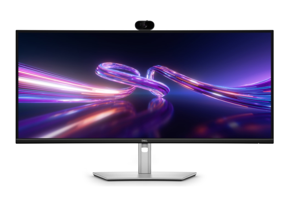 Монитор Dell P3426WEV, 34.1"  Curved Webcam Monitor, IPS Anti-Glare, 5ms, 100 Hz, 1500:1, 350 cd/m2, UW-QHD 3440x1440, 99% sRGB, HDMI, Display Port, USB-C Hub, RJ45, Webcam, KVM Switch, PD 90W, Height Adjustable, Pivot, Swivel, Tilt, Black