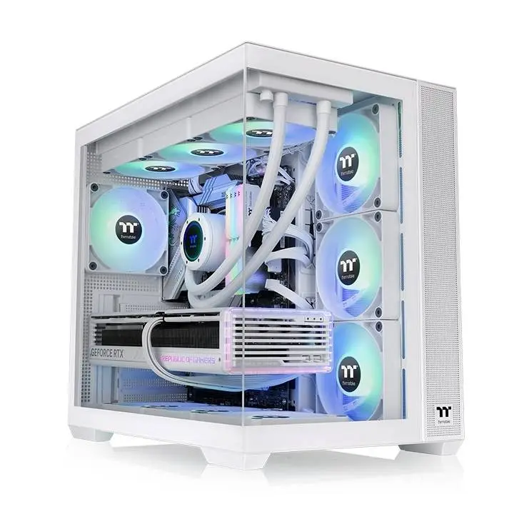 Кутия за компютър Thermaltake View 380 TG ARGB Snow - CA-1Z2-00M6WN-00