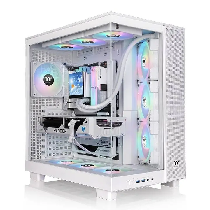 Кутия за компютър Thermaltake View 380 XL TG ARGB Snow - CA-11E-00M6WN-00