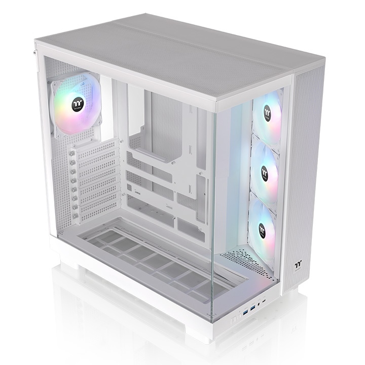 Кутия за компютър Thermaltake View 380 XL TG ARGB Snow - CA-11E-00M6WN-00