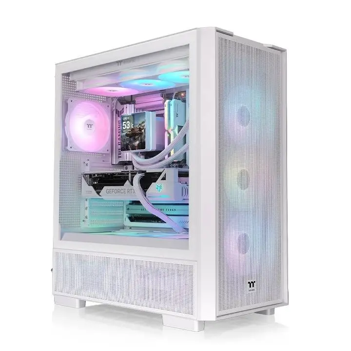 Кутия за компютър Thermaltake S380 TG ARGB Snow - CA-11K-00M6WN-00