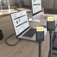 HAMA Кабел DisplayPort, DP 2.1, Ultra-HD 8K, 40 Gbit/s, 2 м