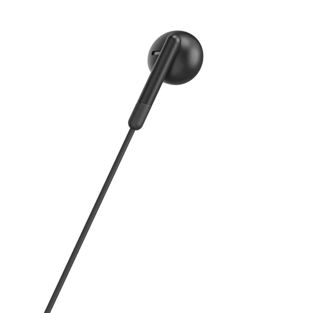 HAMA Слушалки "Classy", USB-C, накрайници, микрофон, защита от прегъване на кабела, черни