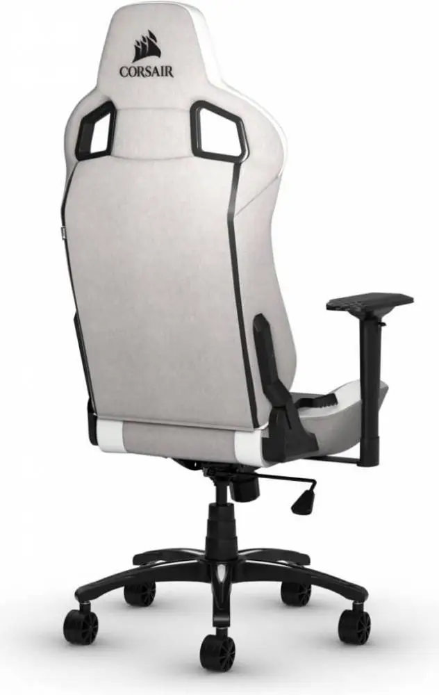 Геймърски стол Corsair T3 RUSH - Fabric Grey/White