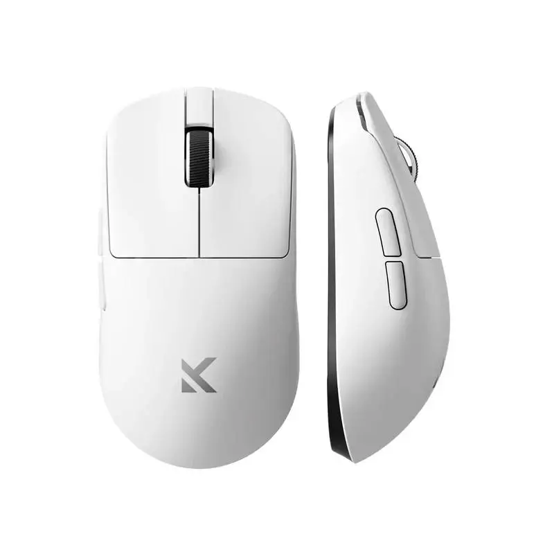 MCHOSE професионална геймърска мишка L7 Ultra Plus White - Wireless Gaming Mouse - Dual 8K, Kailh Optical
