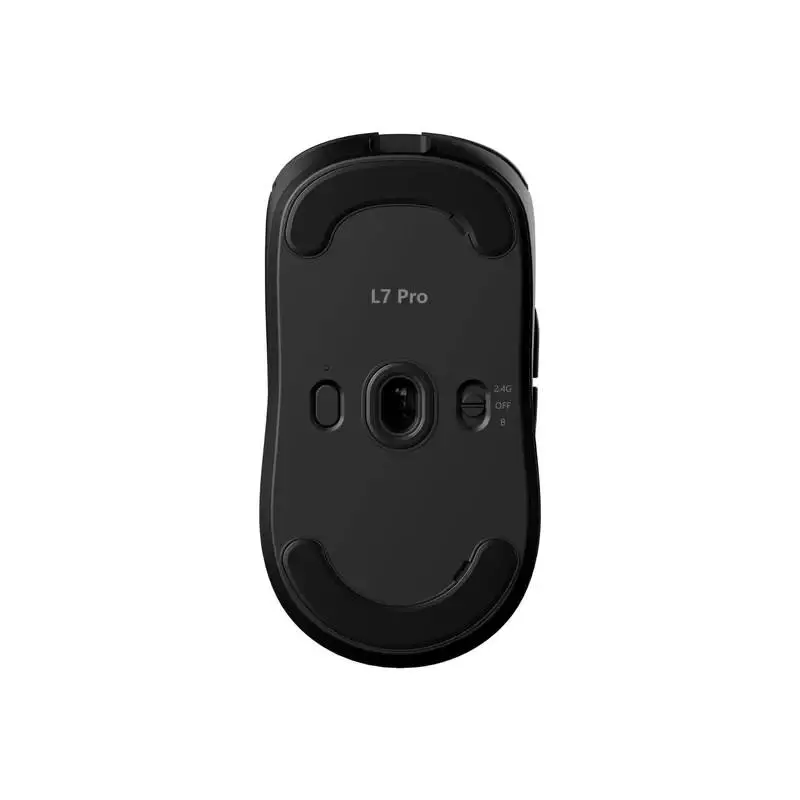 MCHOSE професионална геймърска мишка L7 Pro Black - Wireless Gaming Mouse - Dual 8K, Kailh Optical