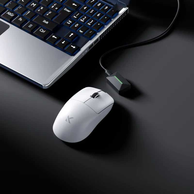 MCHOSE професионална геймърска мишка L7 Pro Black - Wireless Gaming Mouse - Dual 8K, Kailh Optical