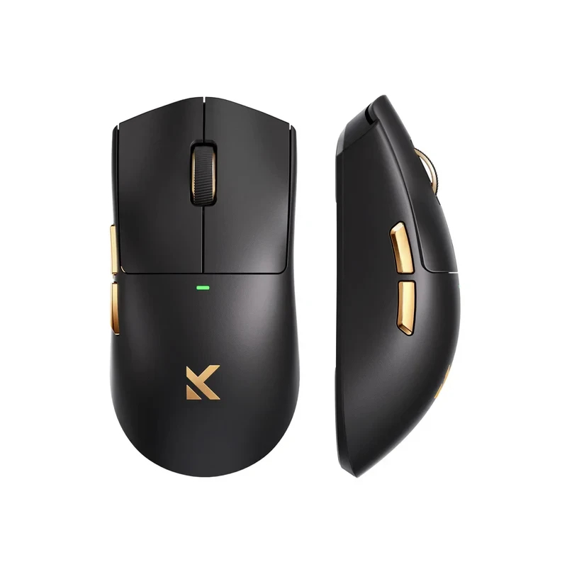 MCHOSE професионална геймърска мишка K7 Ultra Black - Wireless Gaming Mouse - Dual 8K, Omron Mechanical, Magnetic Charging Dock