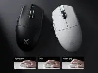 MCHOSE професионална геймърска мишка G3 V2 White - Wireless Gaming Mouse - 1K, Omron Mechanical