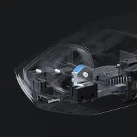 MCHOSE професионална геймърска мишка G3 V2 White - Wireless Gaming Mouse - 1K, Omron Mechanical