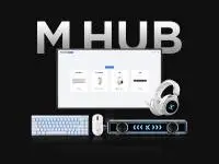 MCHOSE професионална геймърска мишка A7 V2 Ultra White - Wireless Gaming Mouse - Dual 8K, Omron Mechanical