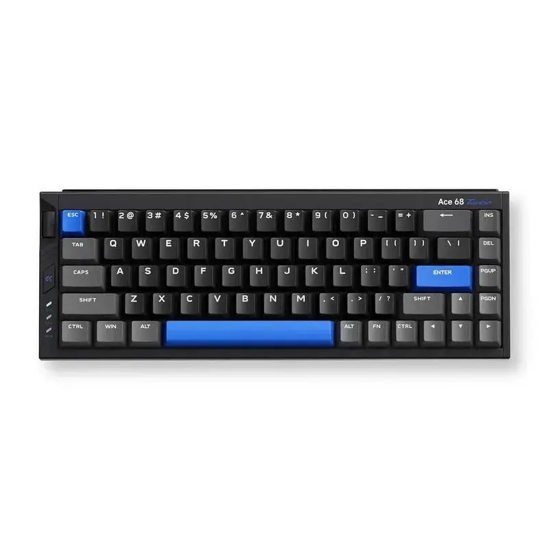 MCHOSE геймърска механична клавиатура Gaming Mechanical Keyboard Ace 68 Turbo - 16K, Mount Tai Magnetic Switch GT [Tactile] (English US), Black