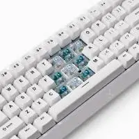 MCHOSE геймърска механична клавиатура Gaming Mechanical Keyboard Ace 68 - 8K, Ice Rhino Magnetic Switch [Linear] (English US), White