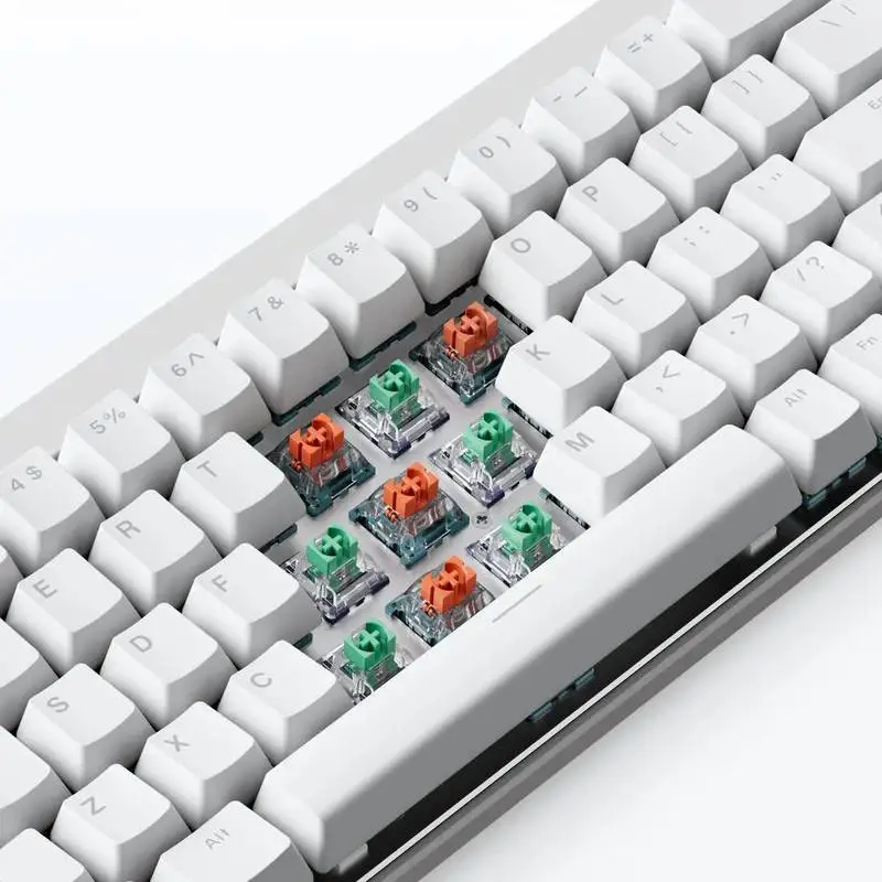 MCHOSE геймърска механична клавиатура Gaming Mechanical Keyboard Ace 68 Air - 8K, Mount Tai Magnetic Switch GT [Tactile] (English US), Black