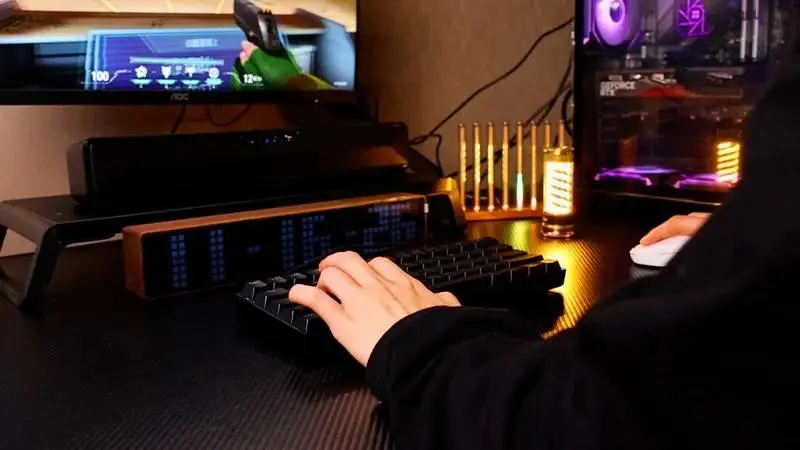 MCHOSE геймърска механична клавиатура Gaming Mechanical Keyboard Ace 60 Pro - 8K, TTC Uranus Magnetic Switch - Standard [Linear] (English US), White