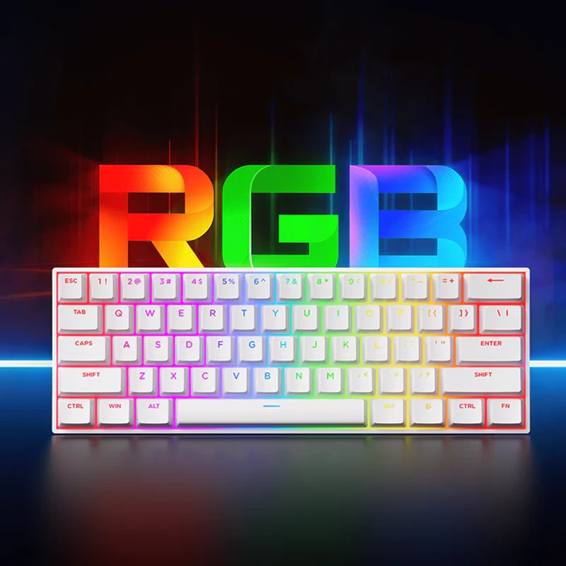 MCHOSE геймърска механична клавиатура Gaming Mechanical Keyboard Ace 60 Pro - 8K, KTEK Magnetic Switch [Linear] (English US), Black
