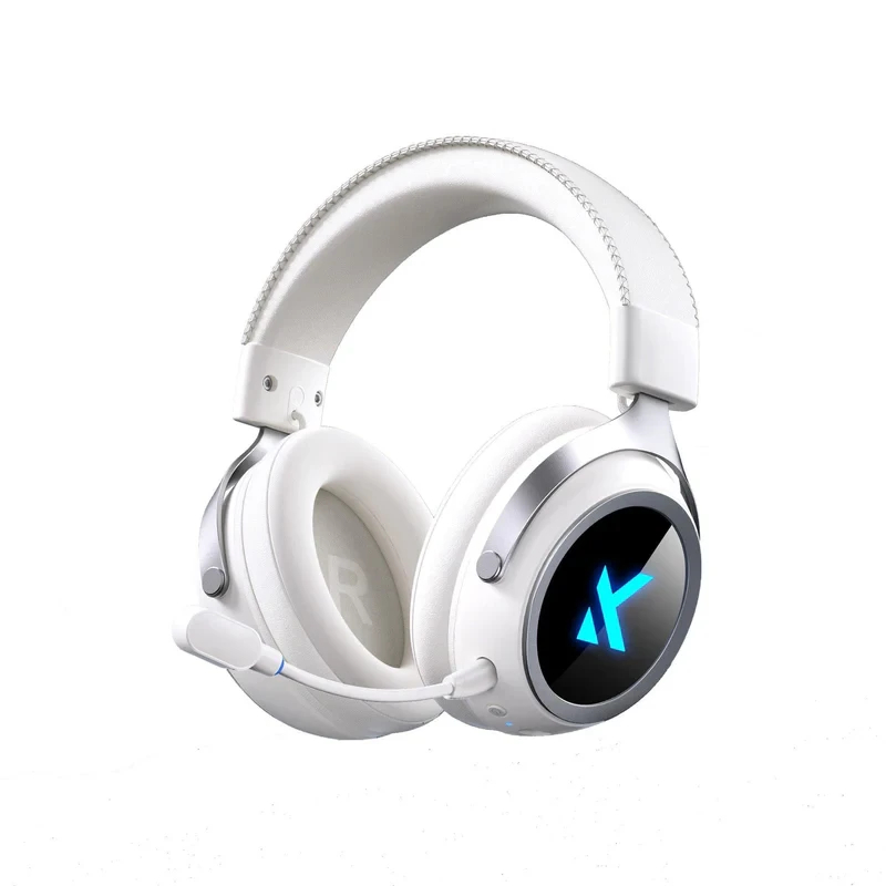 MCHOSE безжични геймърски слушалки Wireless Gaming Headphones - X9 White - Bluetooth , 2.4G