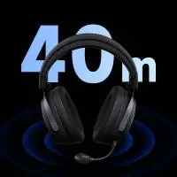 MCHOSE безжични геймърски слушалки Wireless Gaming Headphones - X9 White - Bluetooth , 2.4G