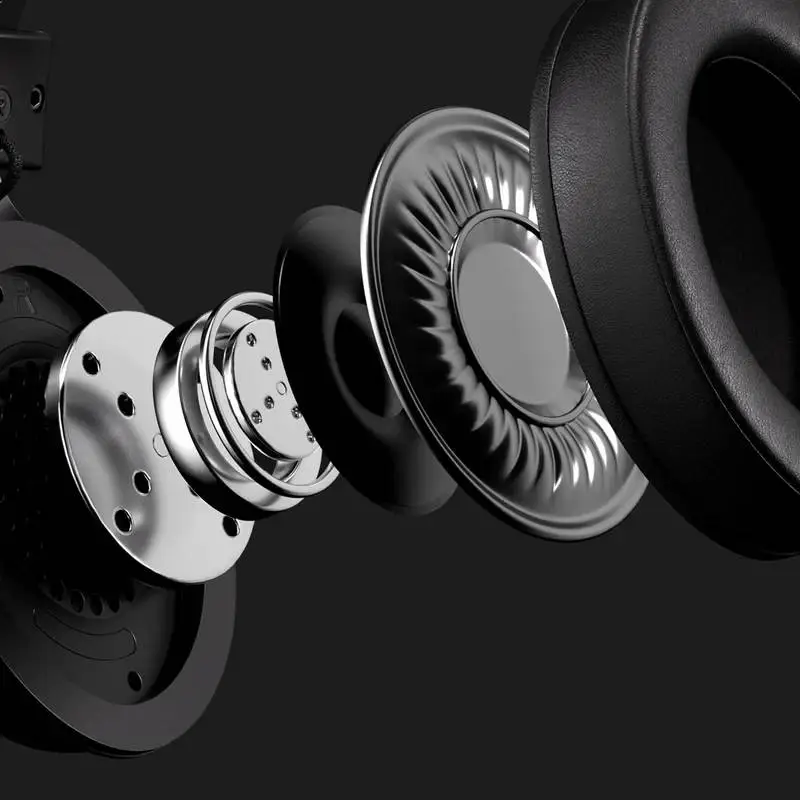 MCHOSE безжични геймърски слушалки Wireless Gaming Headphones - V9 Pro Icy White - Bluetooth , 2.4G