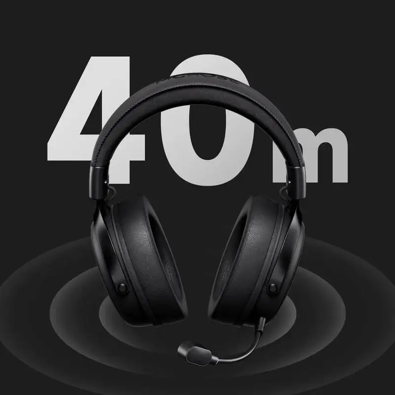 MCHOSE безжични геймърски слушалки Wireless Gaming Headphones - V9 Pro Icy White - Bluetooth , 2.4G