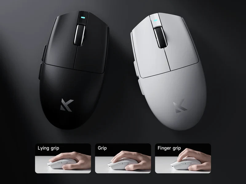 MCHOSE професионална геймърска мишка G3 V2 Black - Wireless Gaming Mouse - 1K, Omron Mechanical