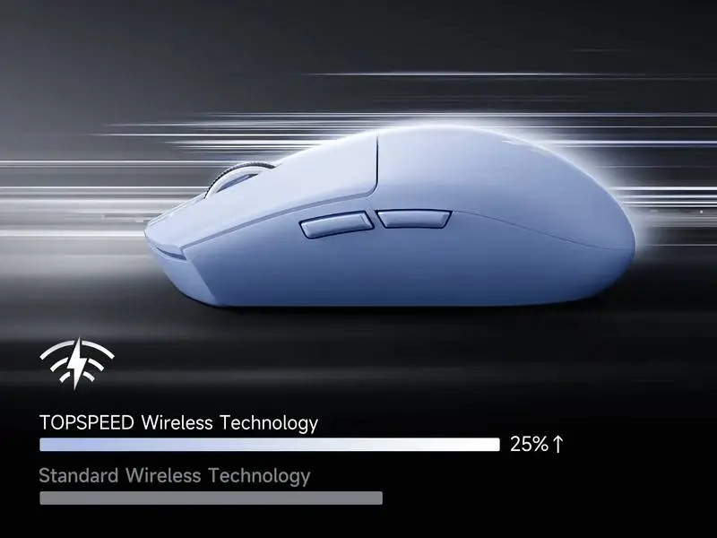 MCHOSE професионална геймърска мишка G3 V2 Black - Wireless Gaming Mouse - 1K, Omron Mechanical