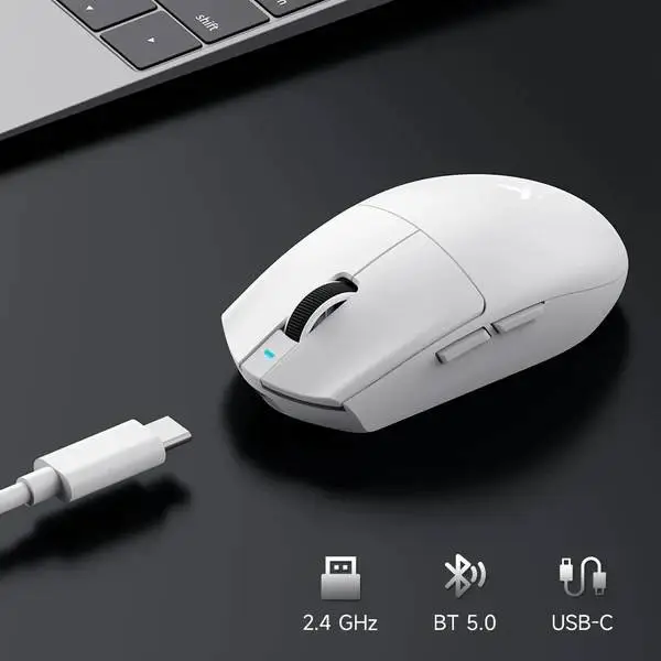 MCHOSE професионална геймърска мишка G3 V2 Black - Wireless Gaming Mouse - 1K, Omron Mechanical