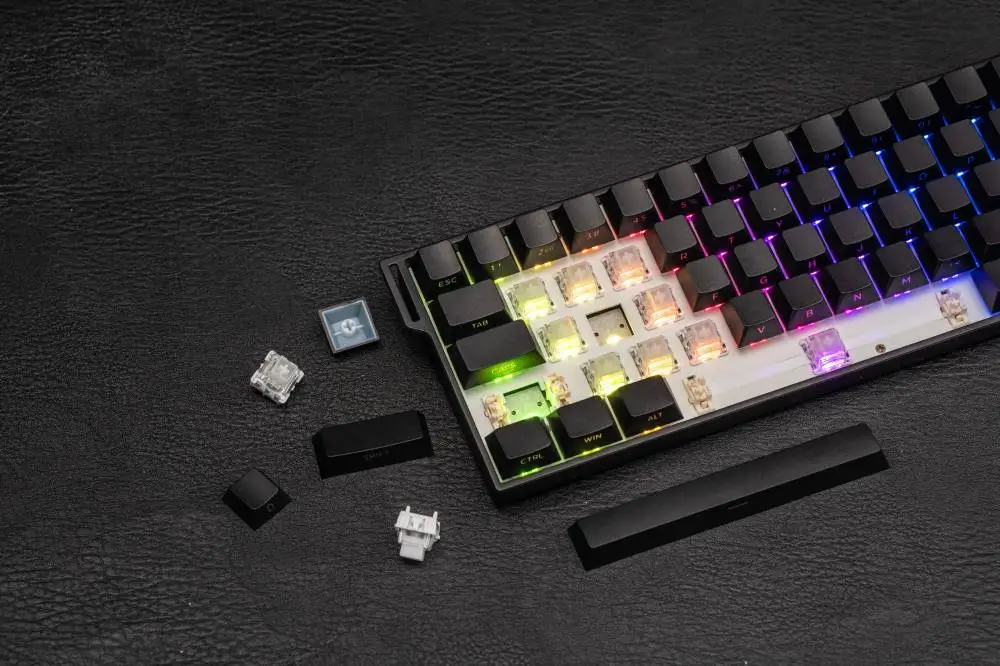 Aula геймърска механична клавиатура Wireless Gaming Mechanical Keyboard MINI 60 HE PRO 8K  - Stormrise Magnetic Switch [Linear] (English US), Black