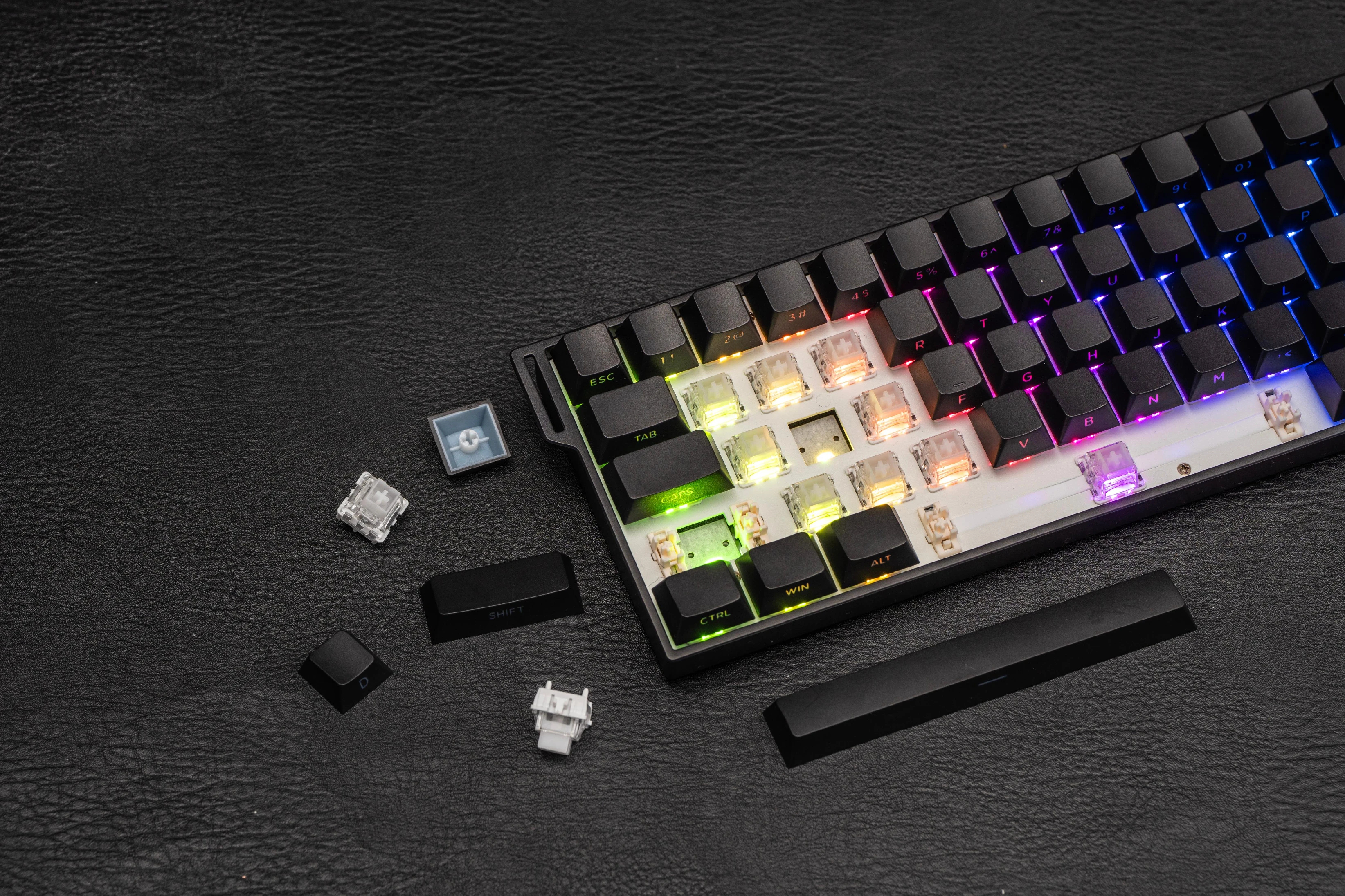 Aula геймърска механична клавиатура Wireless Gaming Mechanical Keyboard MINI 60 HE PRO 8K  - Stormrise Magnetic Switch [Linear] (English US), Black
