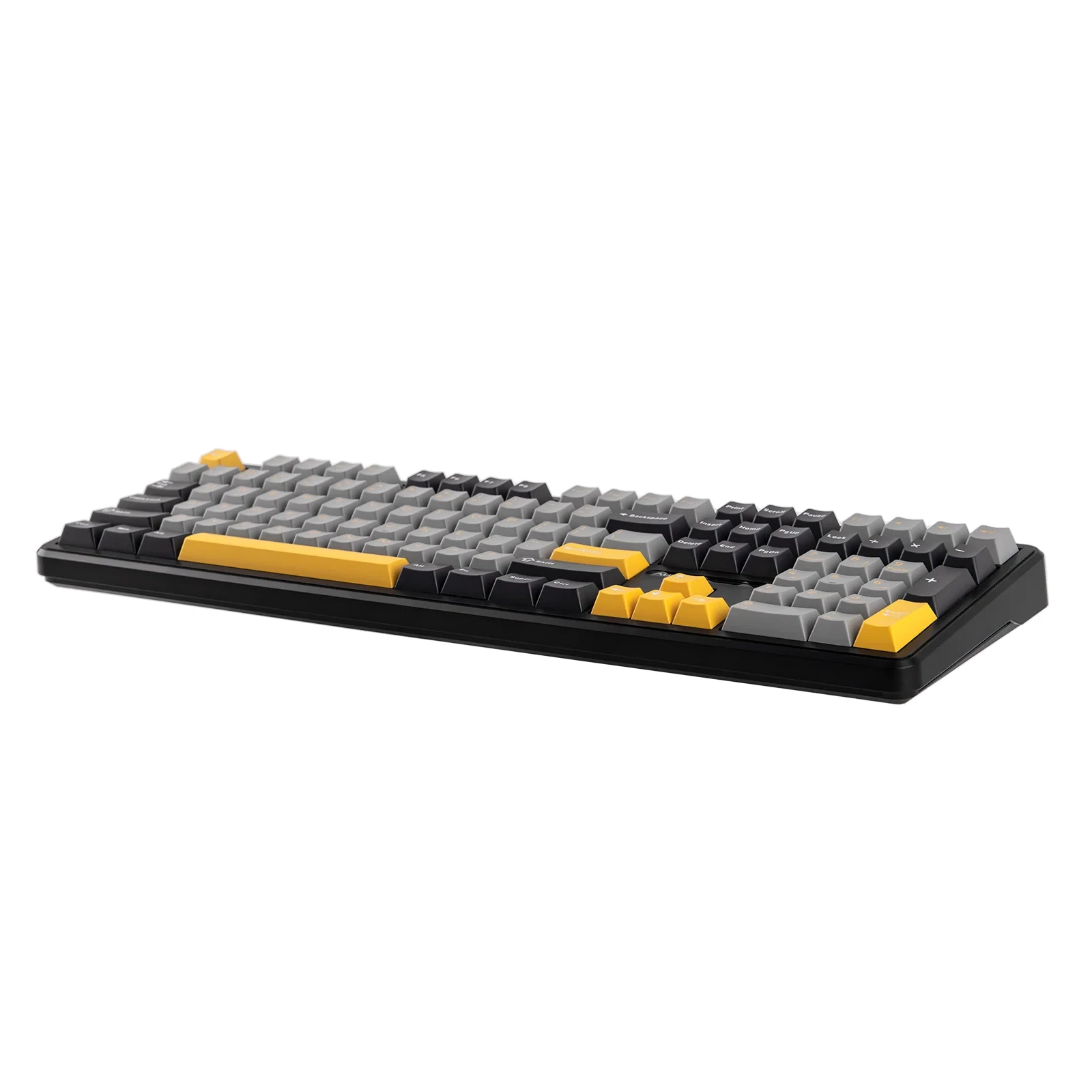 Aula Gaming Mechanische Tastatur Wireless Gaming Mechanical Keyboard F108 - Volcanic Switch [Linear] (English US), Schwarz, Grau
