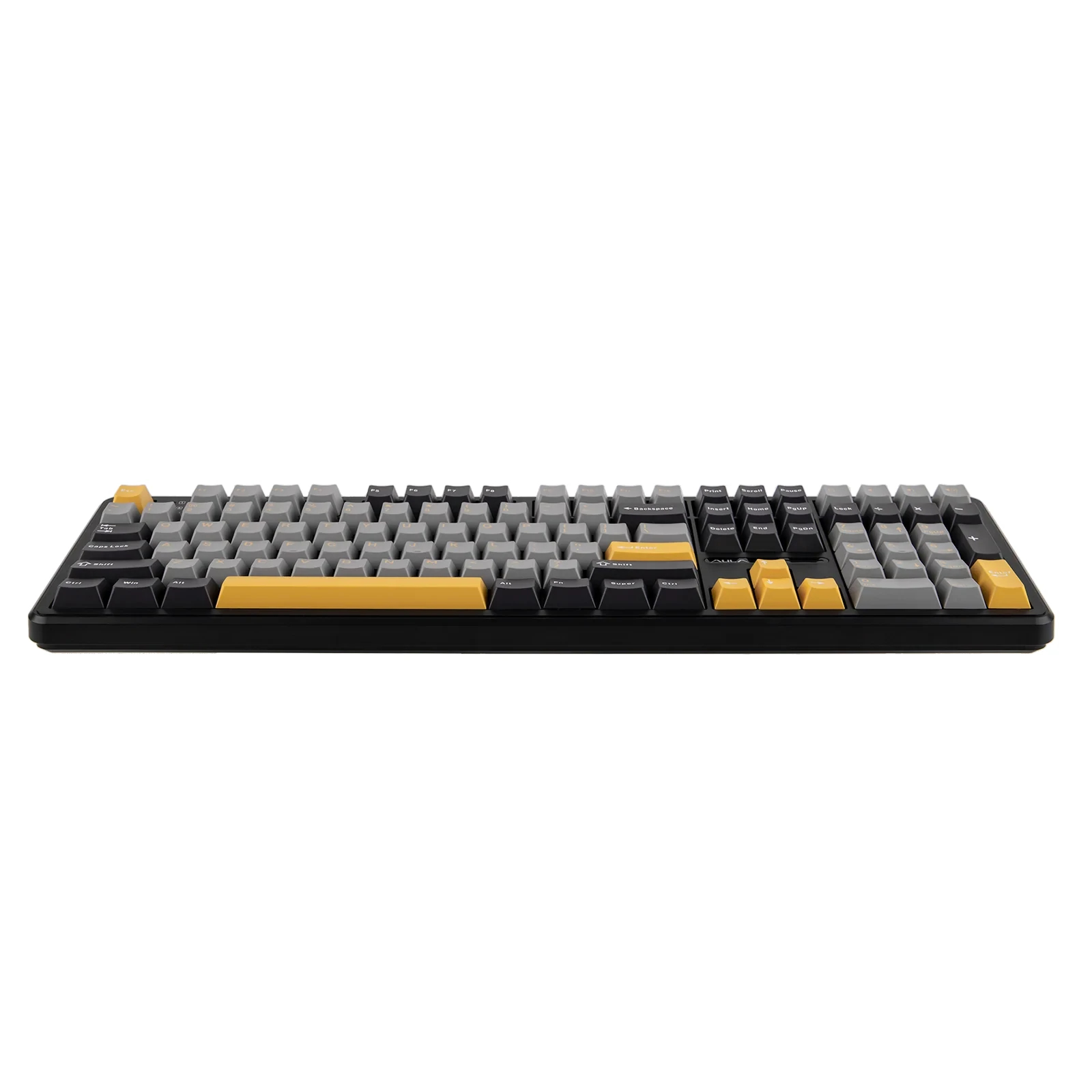 Aula Gaming Mechanische Tastatur Wireless Gaming Mechanical Keyboard F108 - Volcanic Switch [Linear] (English US), Schwarz, Grau