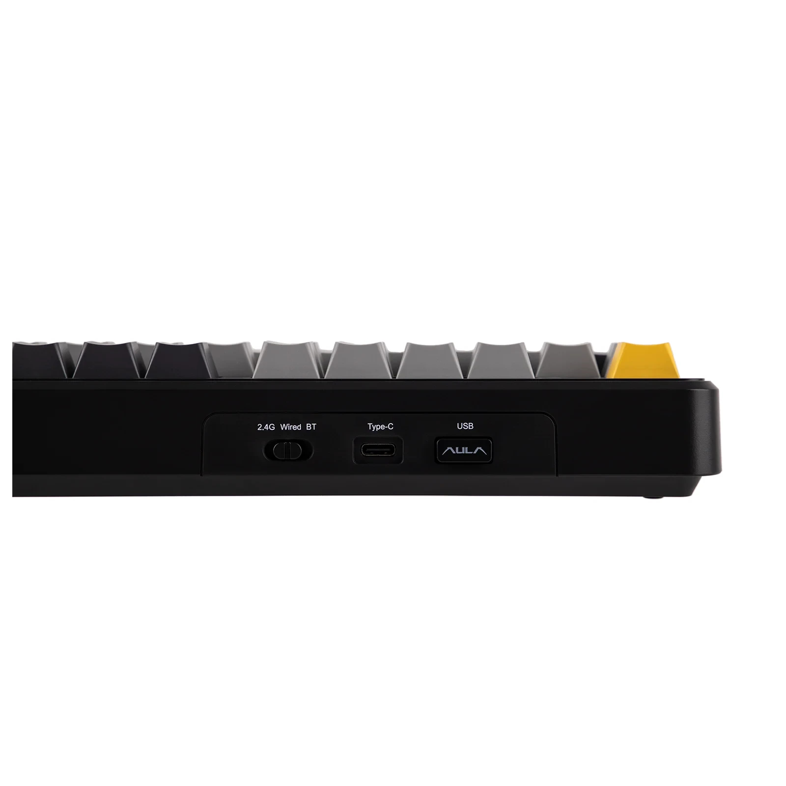 Aula Gaming Mechanische Tastatur Wireless Gaming Mechanical Keyboard F108 - Volcanic Switch [Linear] (English US), Schwarz, Grau