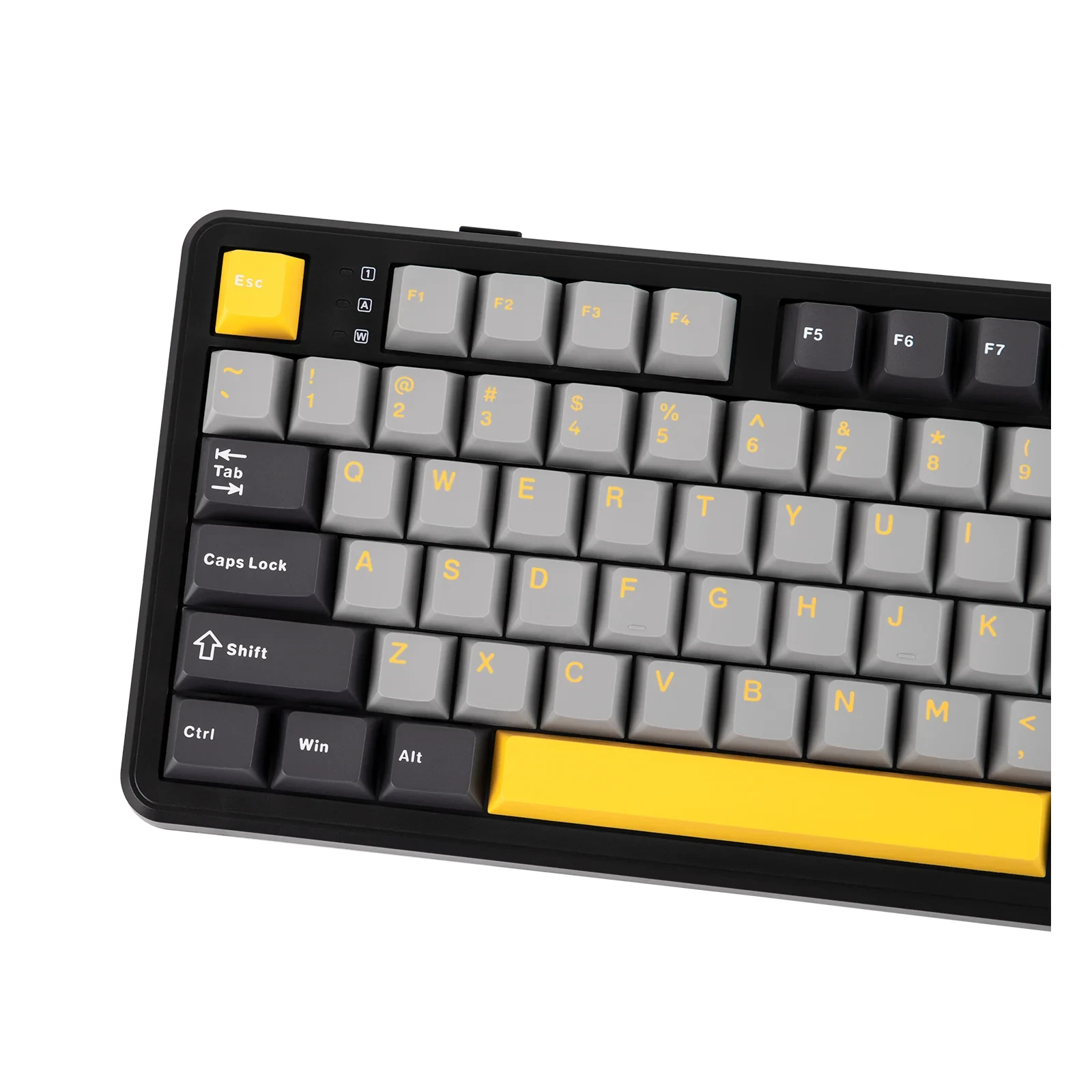 Aula Gaming Mechanische Tastatur Wireless Gaming Mechanical Keyboard F108 - Volcanic Switch [Linear] (English US), Schwarz, Grau