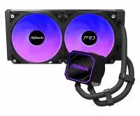 Водно охлаждане Asrock PRO 240 ARGB Water Cooler AIO Black