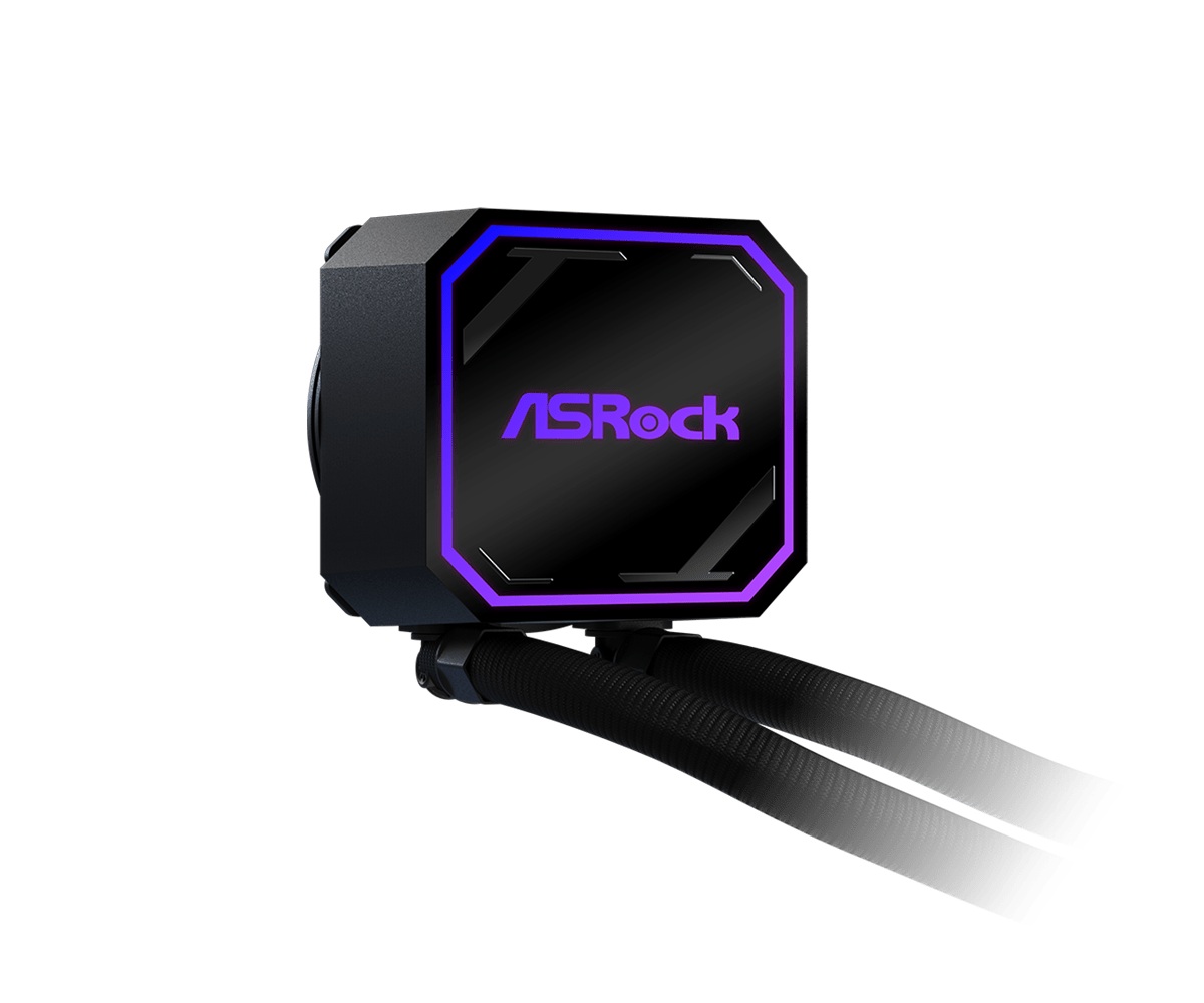 Водно охлаждане Asrock PRO 240 ARGB Water Cooler AIO Black